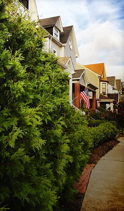 A Pittsburgh residential neighborhood