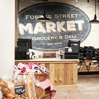 An inside section of the Forbes Street Market Grocery and Deli
